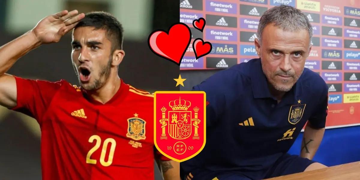 Uno de los jugadores de La Roja está en pareja con la hija de Luis Enrique y hay polémica.