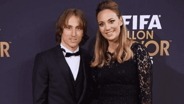 Luka Modric y Vanja Bosnic en la gala del Balón de Oro / Foto: Instagram