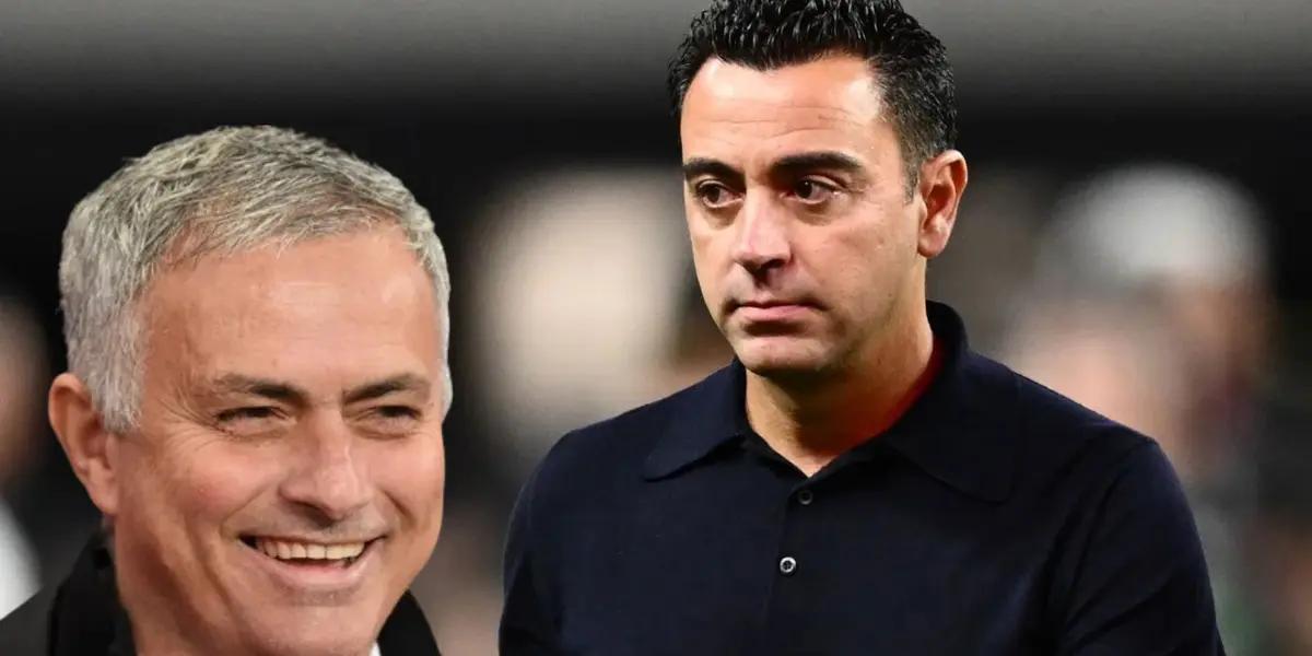 A Mourinho lo echaron de Roma y ahora quiere destituir a Xavi de Barça