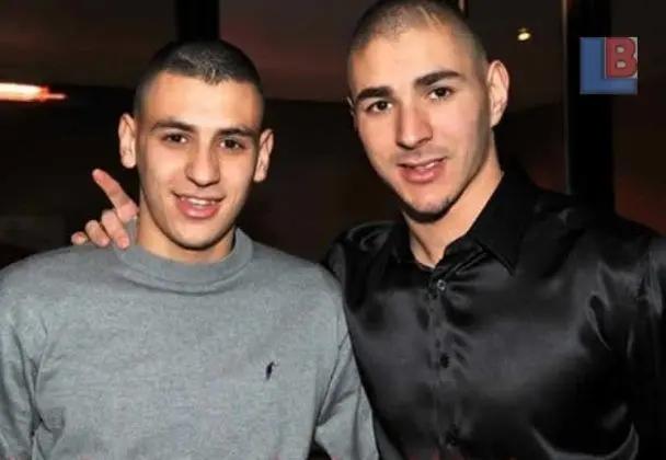 Karim Benzema con su hermano menor / Foto: AS 