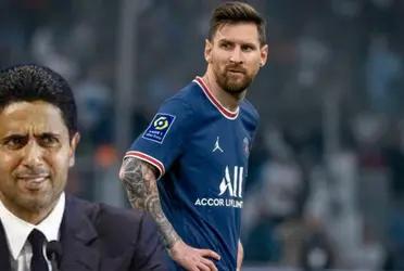 Al Khelaifi rompió el silencio y confesó porqué se molestó con Lionel Messi tras salir de PSG