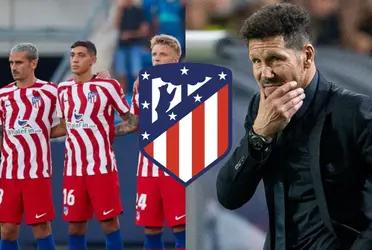 Alerta máxima en Atlético de Madrid tras conocerse el riesgo de perder a este jugador