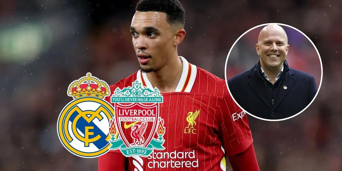 Alexander Arnold - Arne Slot (Foto: X)