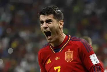 Álvaro Morata abrió el marcador ante Georgia y alcanza a los mejores.