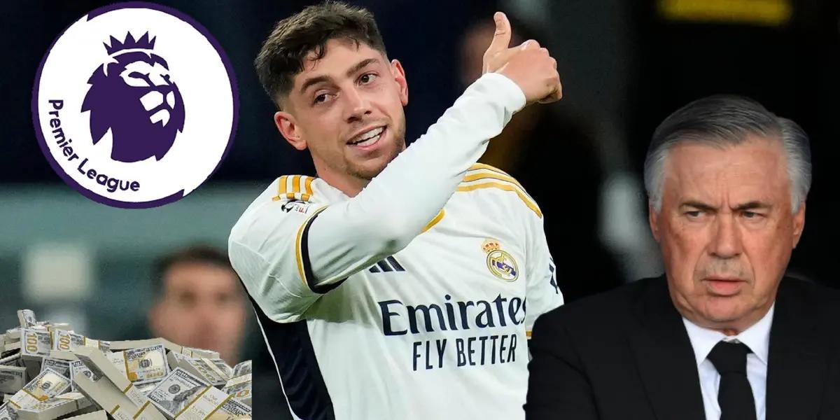 Ancelotti muere por Valverde, pero este gigante de Premier lo quiere por 150 millones