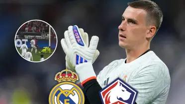 Andriy Lunin Foto: Captura de Bein Sports y El Confidencial