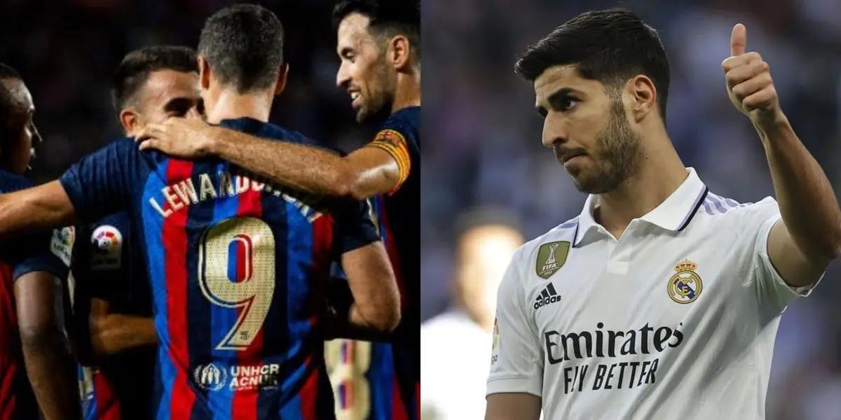 Ante un posible interés de FC Barcelona por Marcos Asensio así podría responder Real Madrid