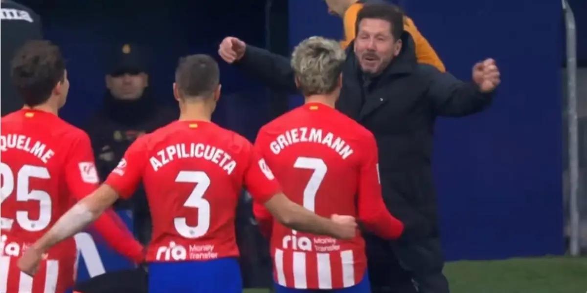 Antoine Griezmann anotó de penal el 3 a 1 al Getafe y se convirtió en uno de los goleadores históricos del club