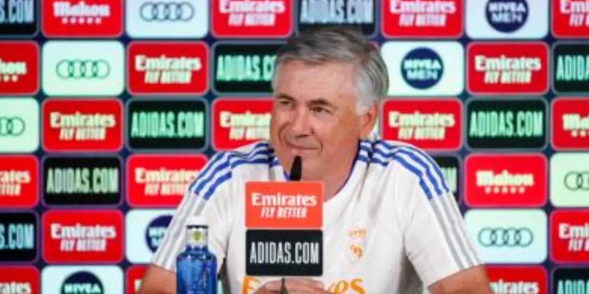 Así se lavó las manos Ancelotti, tras el gol anulado al Leipzig ante el Madrid