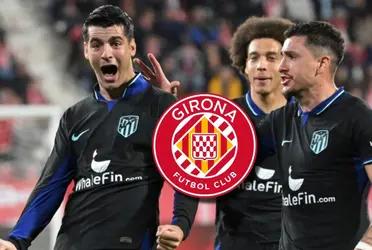 Atlético de Madrid perdió sobre la hora ante Girona y hubo un jugador señalado por los hinchas