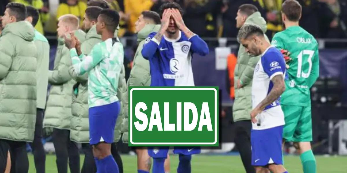 Atlético de Madrid tras perder en cuartos de final ante Borussia Dortmund en Champions League