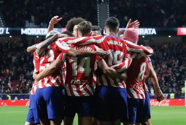 Atlético de Madrid ganó y se prende en la tabla de posiciones de La Liga con los tres integrantes del podio de las posiciones