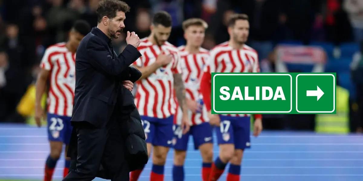 Atlético de Madrid ya perdió a dos jugadores importantes por demorarse en las ofertas y ahora Diego Simeone teme las salidas de otros dos