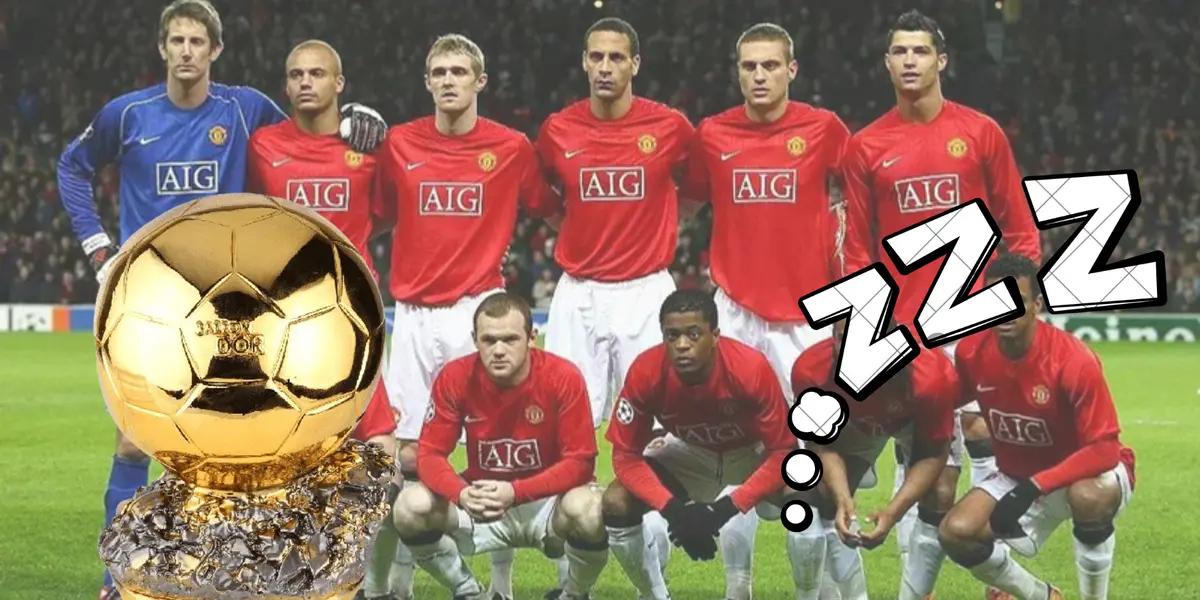 Balón de Oro, llegó a United con 18 años pero mientras CR7 entrenaba, él dormía