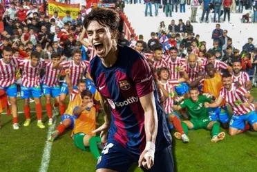 Barbastro anotó un gol histórico al poderoso FC Barcelona, para acortar las diferencias en el marcador