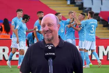 Barcelona está perdiendo con el Celta de Vigo y Rafa Beníntez de momento extira su racha.