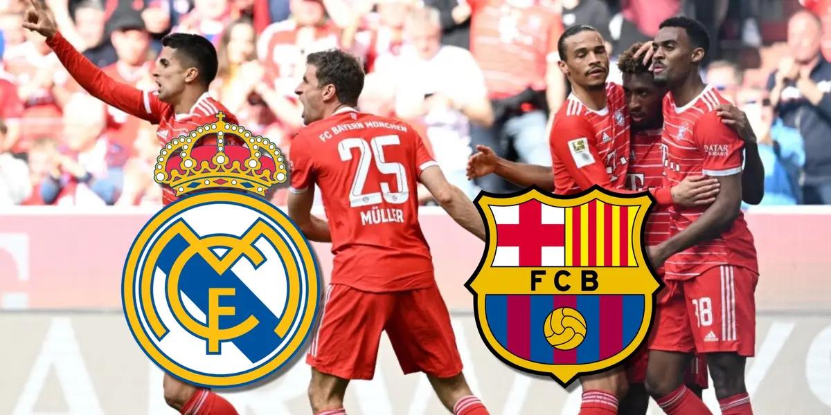 Bayern Múnich se ha puesto como objetivo fichar a un jugador del Real Madrid y otro del FC Barcelona