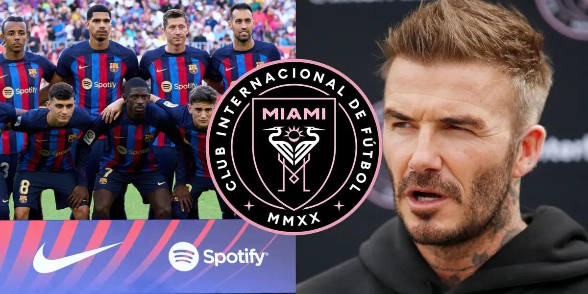 Beckham quiere construir su propio Barcelona en Miami