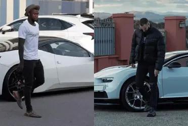 Benzema no solo tiene una vitrina de trofeos sino de autos que humilla a Felipe Caicedo.