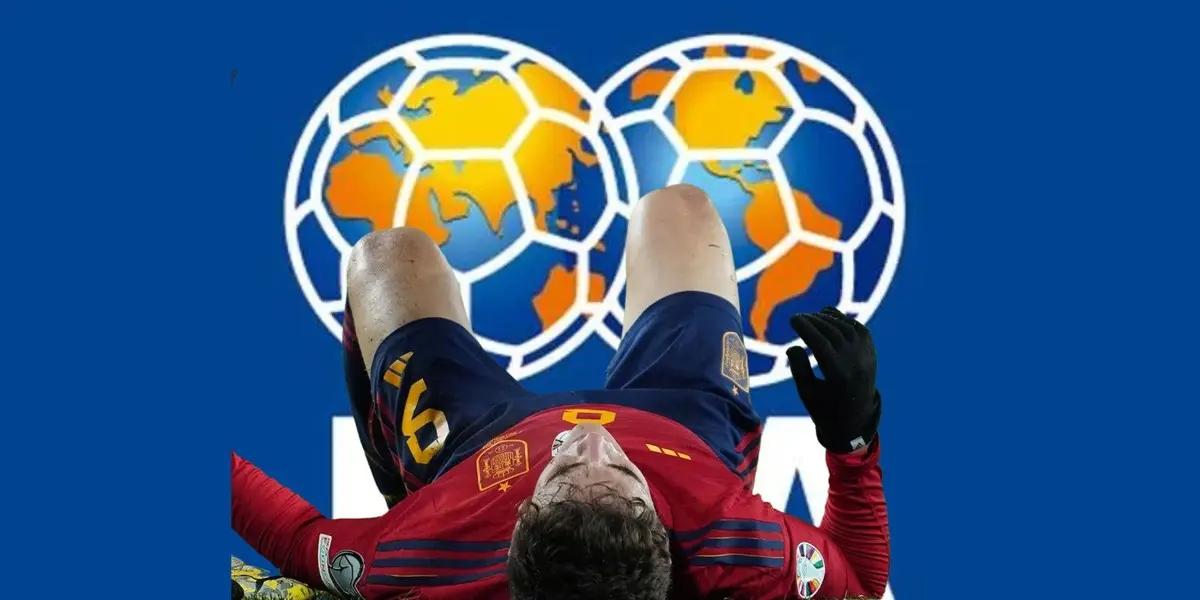 Brilla al igual que el mediocampista del Barça, pero sufrió una grave lesión en este parón internacional y volverá recién en 2024