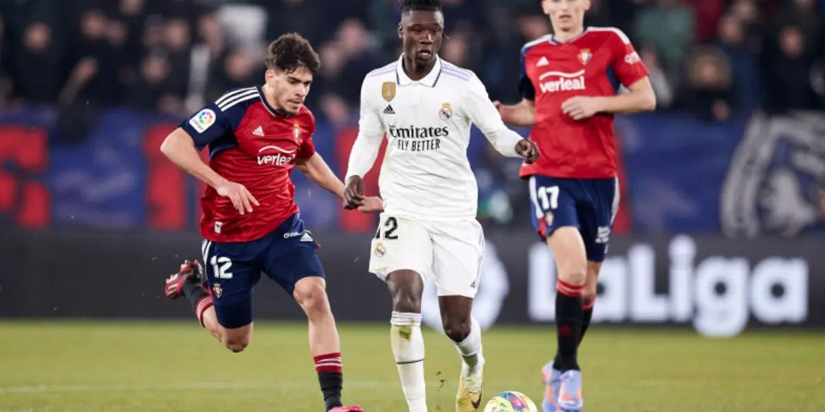 Camavinga clavó los tacos en la espinilla de Ruben García pero el madridista no vio la tarjeta