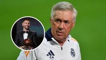 Carlo Ancelotti - Lionel Messi (Foto: X)