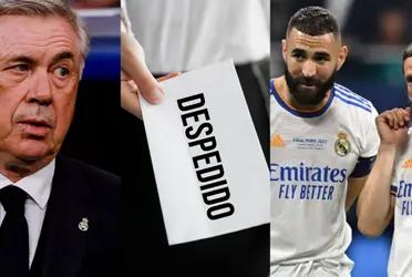 Carlo Ancelotti se colmó la paciencia y no quiere ver ni en figuritas a un jugador de su actual plantel