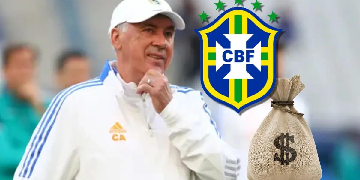 Carlo Ancelotti tiene pie y medio fuera del Real Madrid y su agente ya fue captado en Brasil