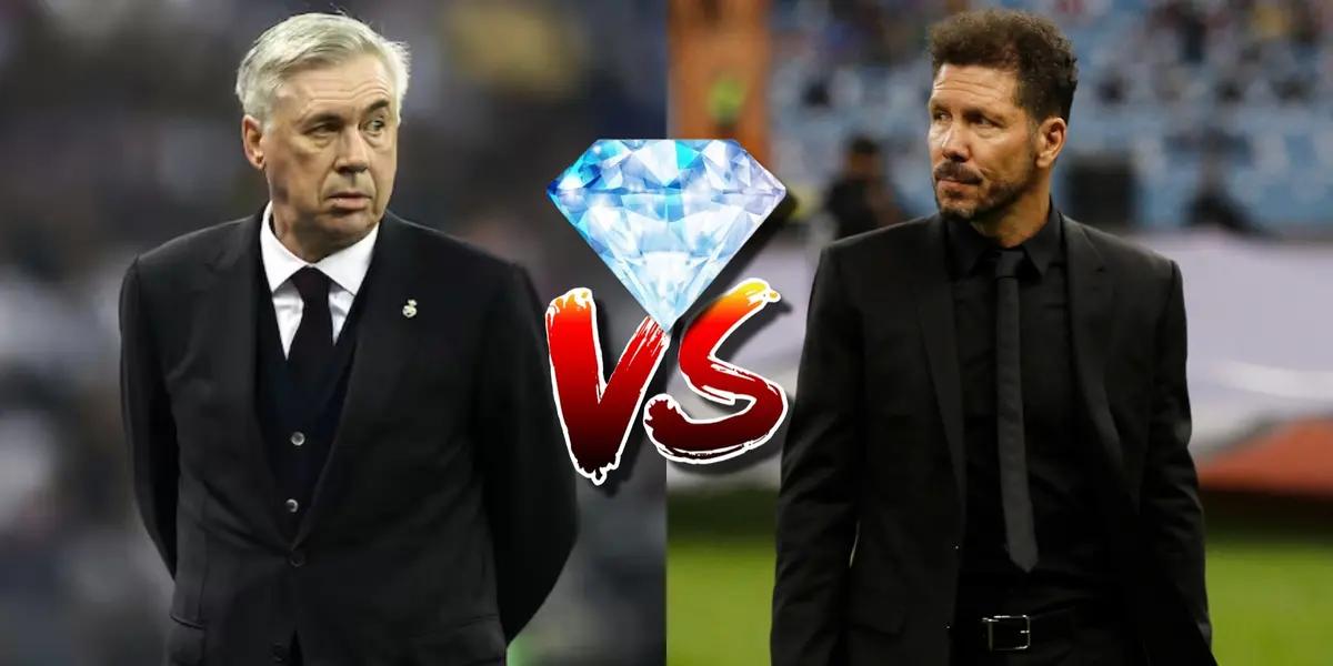 Carlo ANcelotti y Diego Simeone.