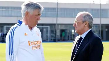 Carlo Ancelotti y Florentino Pérez Foto: Sport