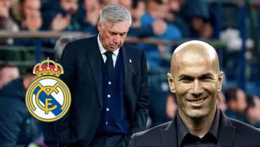 Carlo Ancelotti - Zinedine Zidane (Foto: Real Madrid)