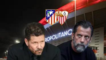 Cholo Simeone y Quique Setién