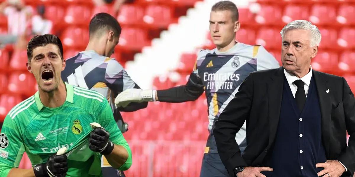 Como Lunin y Kepa no dan talla, la opción de Ancelotti mientras vuelve Courtois