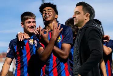 Como ya llevó a Lamine Yamal, ahora otro jugador ha llevado Xavi Hernández al primer equipo del FC Barcelona