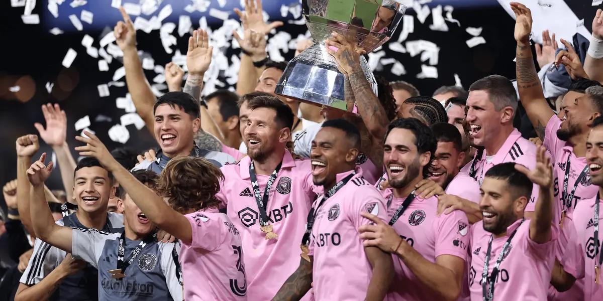 Con tan solo un mes en el equipo, Lionel Messi los guió para consagrarse campeones de la Leagues Cup y concreta otro hito en su carrera