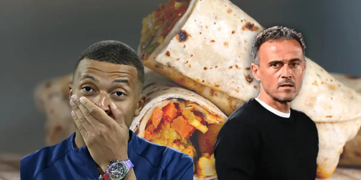 Confesó no tener lio con Luis Enrique, el problema de Mbappé por un kebab