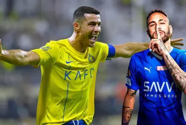 Convive con Neymar en Arabia y lo enterró comparándolo con Cristiano Ronaldo