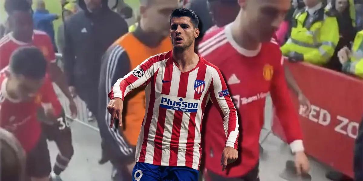 Cristiano Ronaldo lanzó el celular de un niño al suelo, mientras Álvaro Morata tuvo un gesto de humildad del que pocos hablan