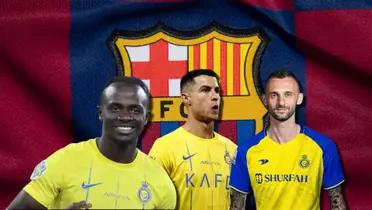 Cristiano Ronaldo, Sadio Mané y Marcelo Brosovic, jugadores del Al-Nassr