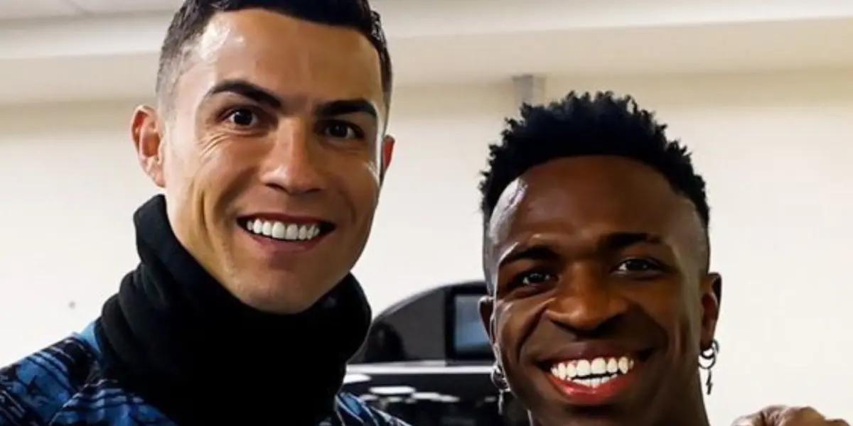Cristiano Ronaldo - Vinicius Junior / Foto: X