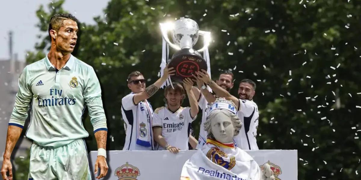 Cristiano Ronaldo y jugadores del Real Madrid