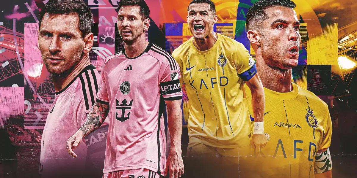 Cristiano Ronaldo y Lionel Messi no se enfrentaron, pero el argentino si se hizo presente en la banca de suplentes