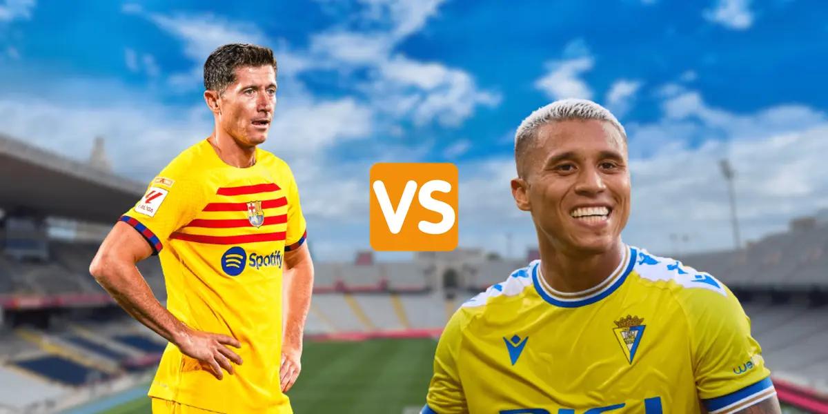 Cuando comienza la transmisión y el pitazo inicial del primer partido de los blaugranas en Montjüic