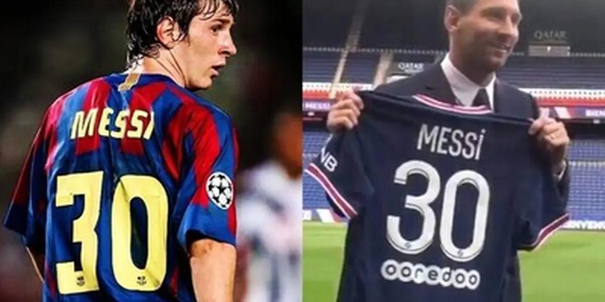 Cuando Messi arribó a la Ciudad Luz respetó que el dorsal "10" le perteneciera a Neymar y buscó utilizar el primer número que había tenido en su debut en el fútbol profesional. El anterior poseedor de dicho dorsal tiene una historia particular.