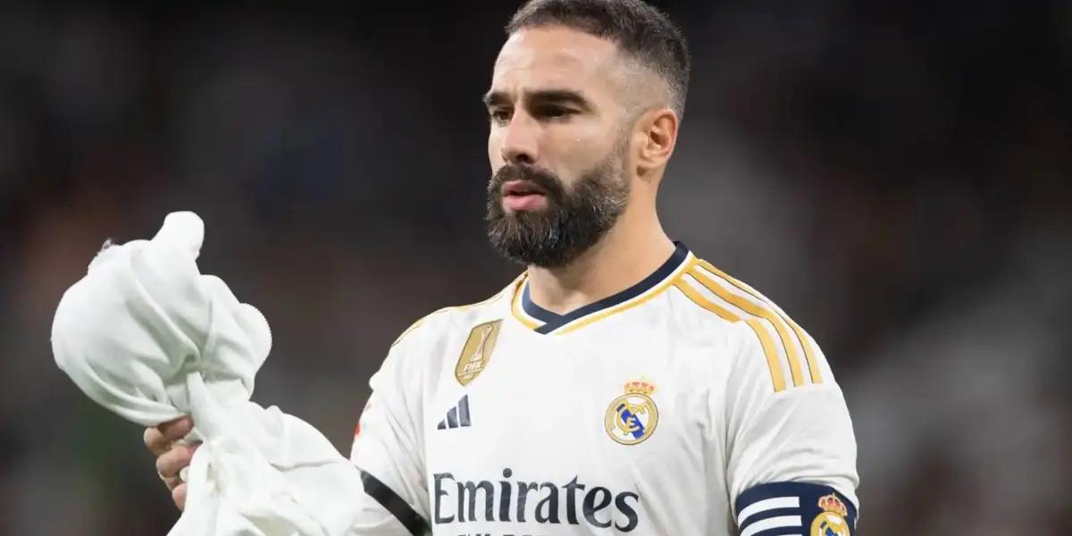 Dani Carvajal no tiene seguro su puesto como lateral por derecha del Real Madrid, que quiere otro elemento