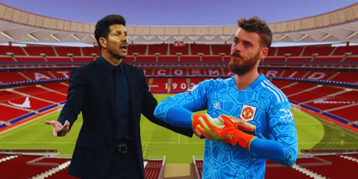 De Gea suena fuerte para Atlético de Madrid pero esto piensa Simeone