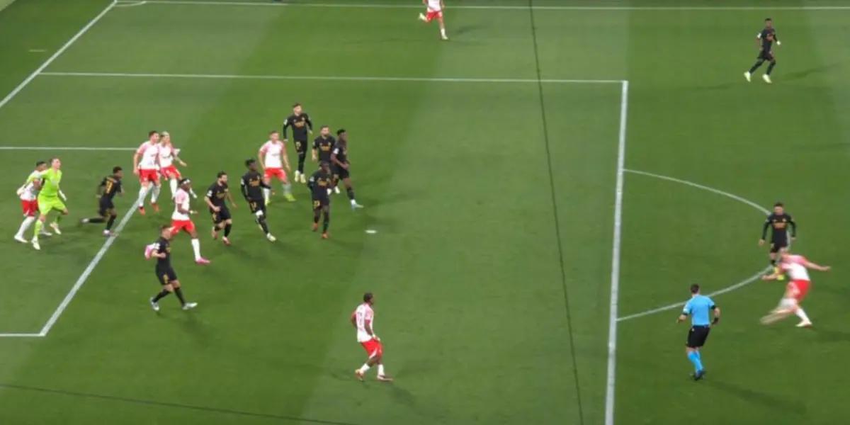 Dicen que fue robo, pero mira por qué anularon el gol de Leipzig al Real Madrid