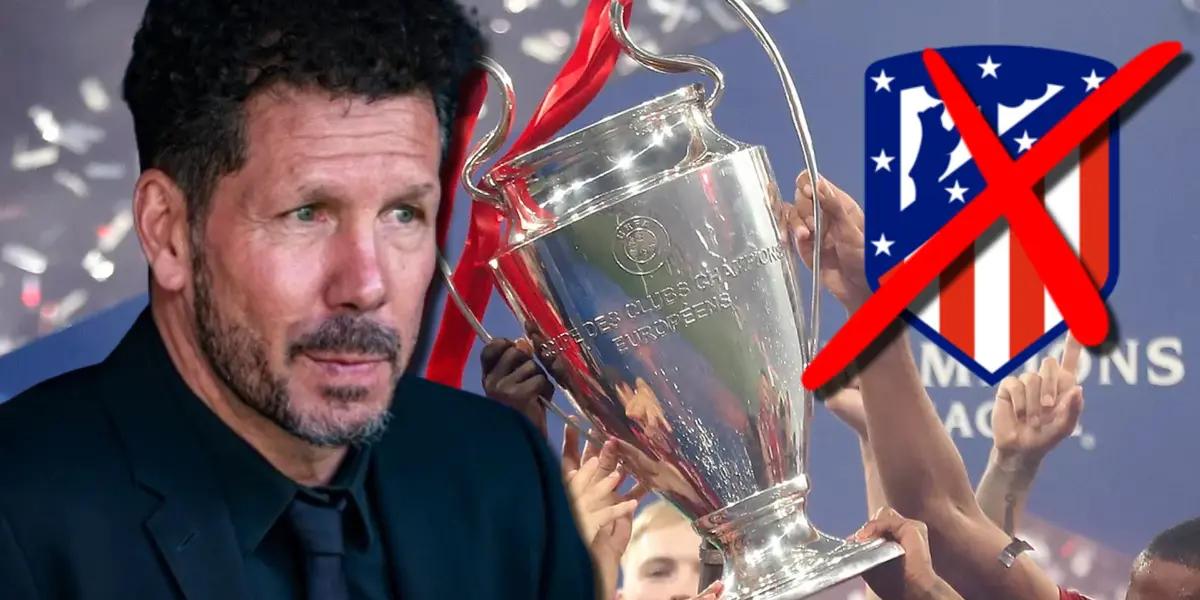 Diego Simeone, entrenador del Atlético de Madrid