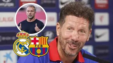 Diego Simeone - Hansi Flick (Foto: X)