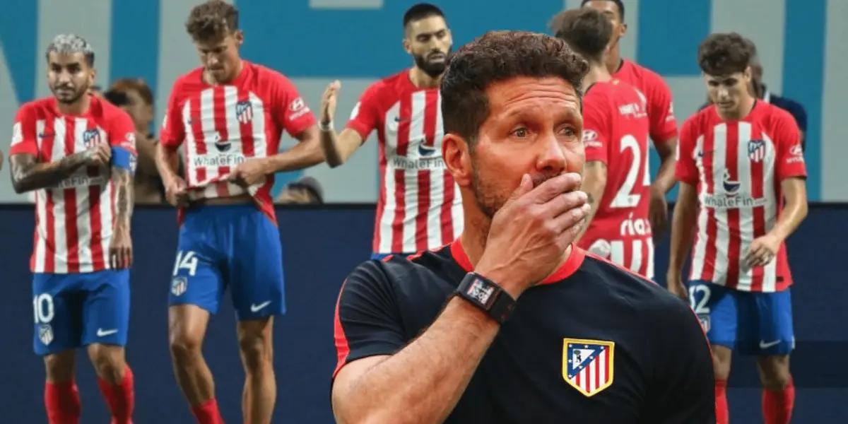 Diego Simeone ya perdió a un jugador antes del estreno oficial de Atlético de Madrid